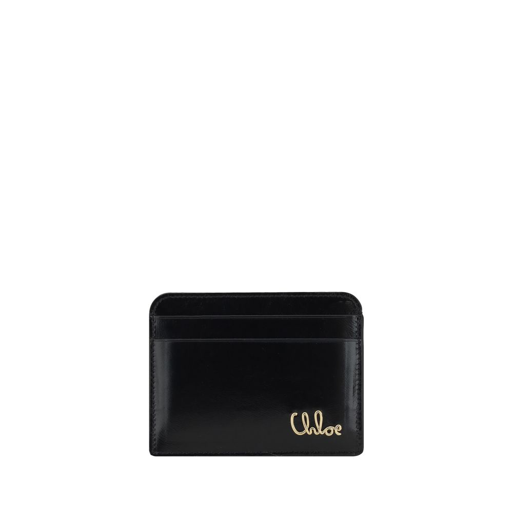 Chloé Black Calf Leather Bos Taurus Wallet | Regal Royce