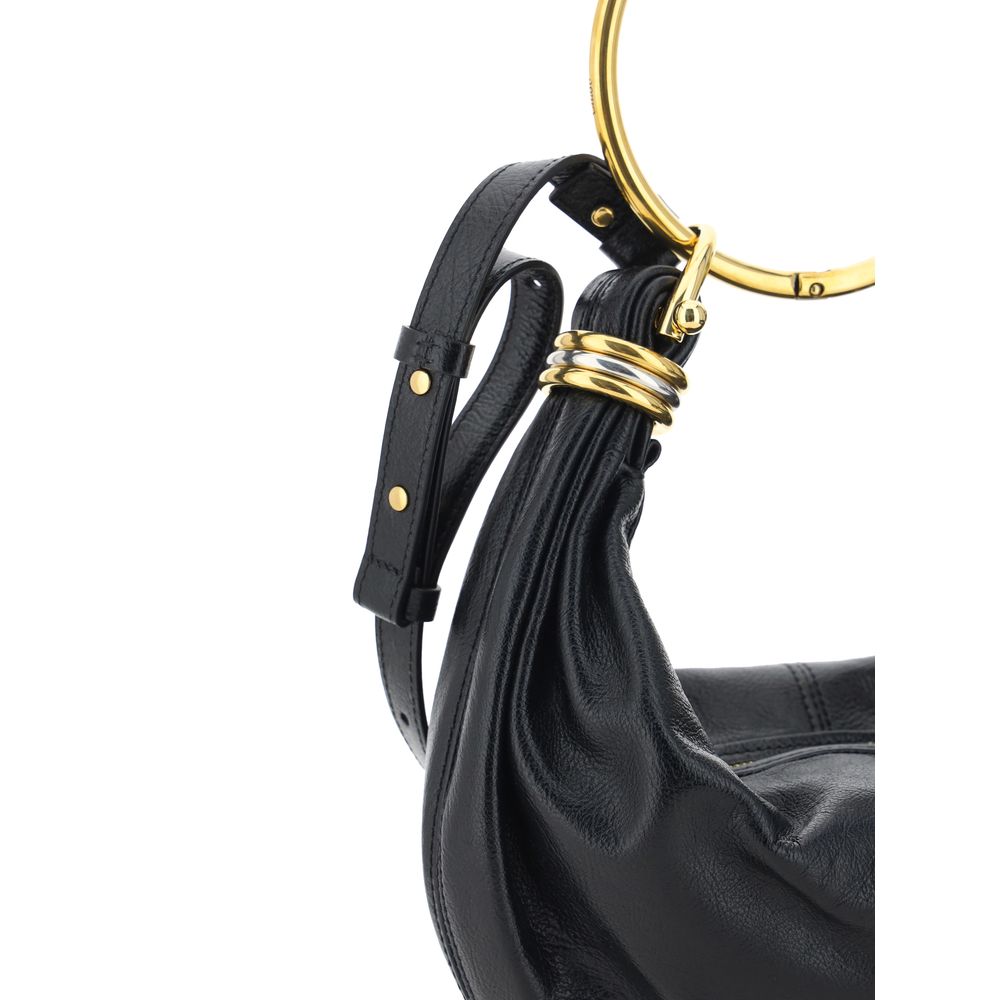 Chloé Black Calf Leather Bos Taurus Handbag | Regal Royce