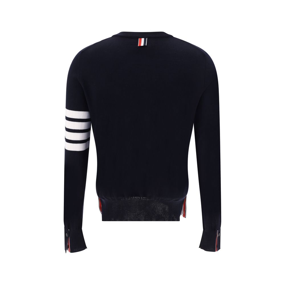 Thom Browne Blue Fleece Wool Sweatshirt | Regal Royce