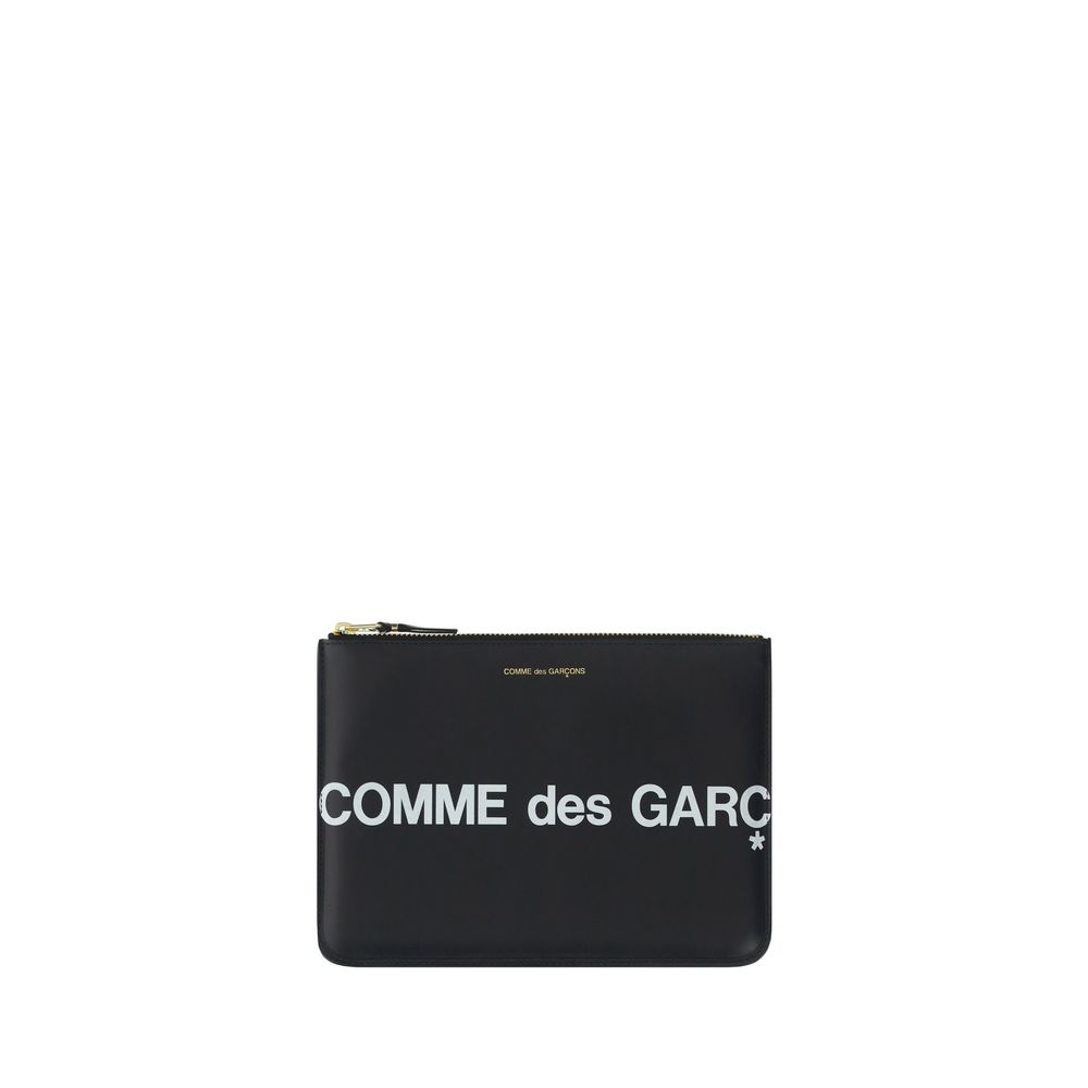 Comme Des Garçons Black Calf Leather Bos Taurus Wallet | Regal Royce