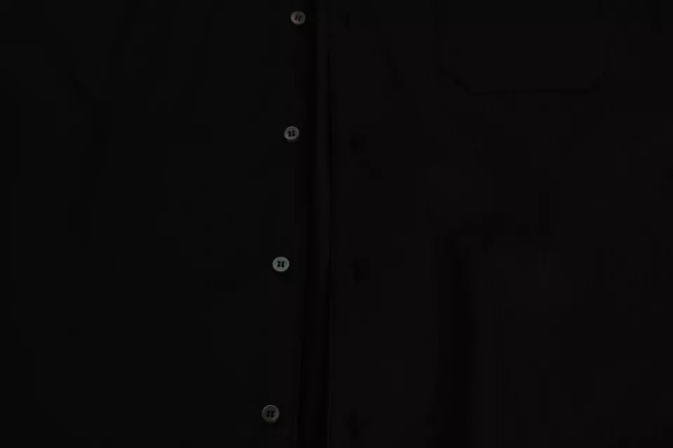 Dolce & Gabbana Blue Cotton Striped Pajama Lounge Shirt | Regal Royce