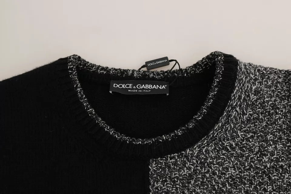 Dolce & Gabbana Multicolor KING Knight Monkey Knitted Cashmere Wool Sweater | Regal Royce