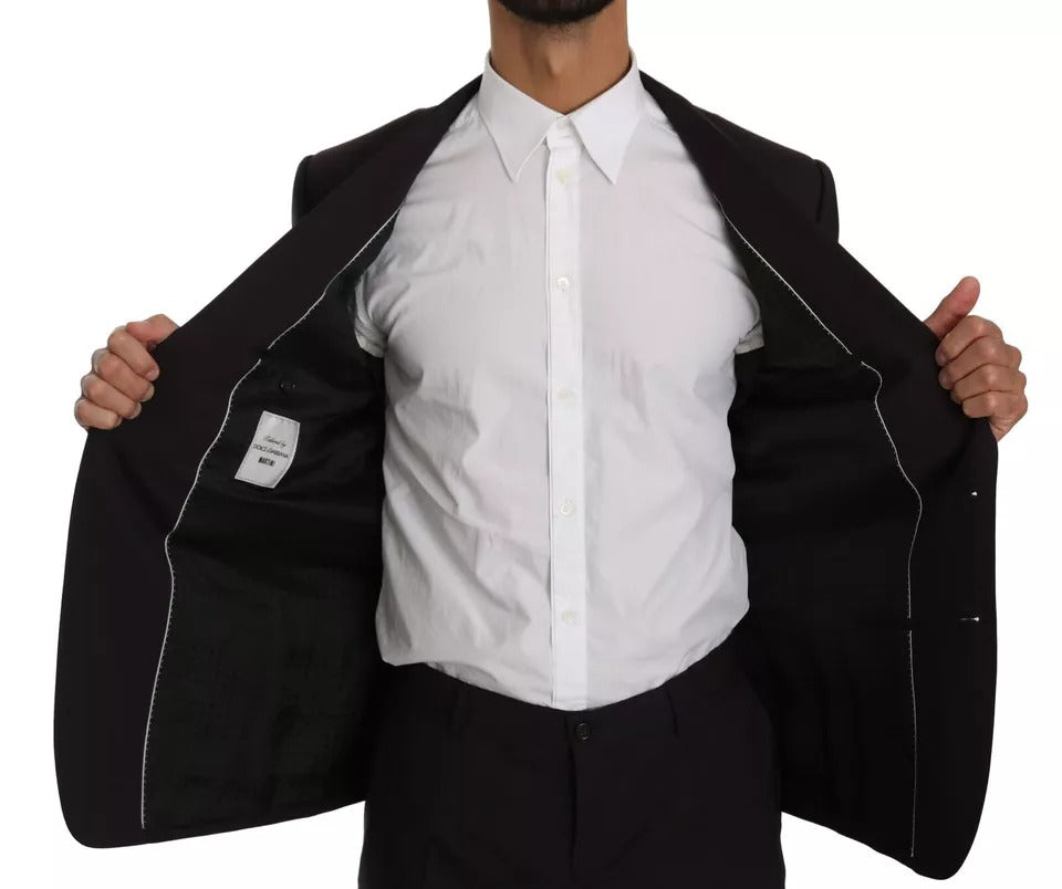 Dolce & Gabbana Purple MARTINI Wool Stretch 2 Piece Suit | Regal Royce