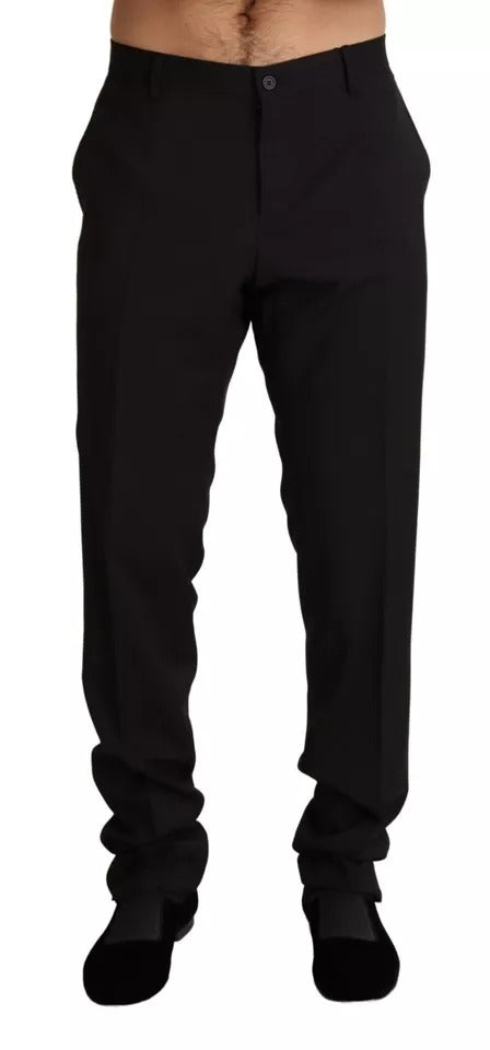 Dolce & Gabbana Black Dress Formal Skinny Pants | Regal Royce
