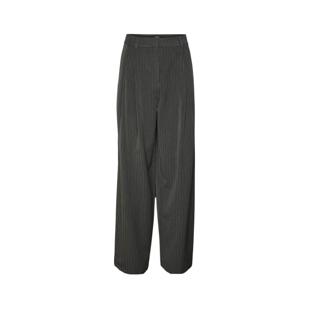 Vero Moda Gray Polyester Casual Pants | Regal Royce