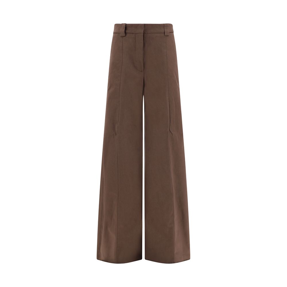The Latest Brown Cotton Casual Pants | Regal Royce
