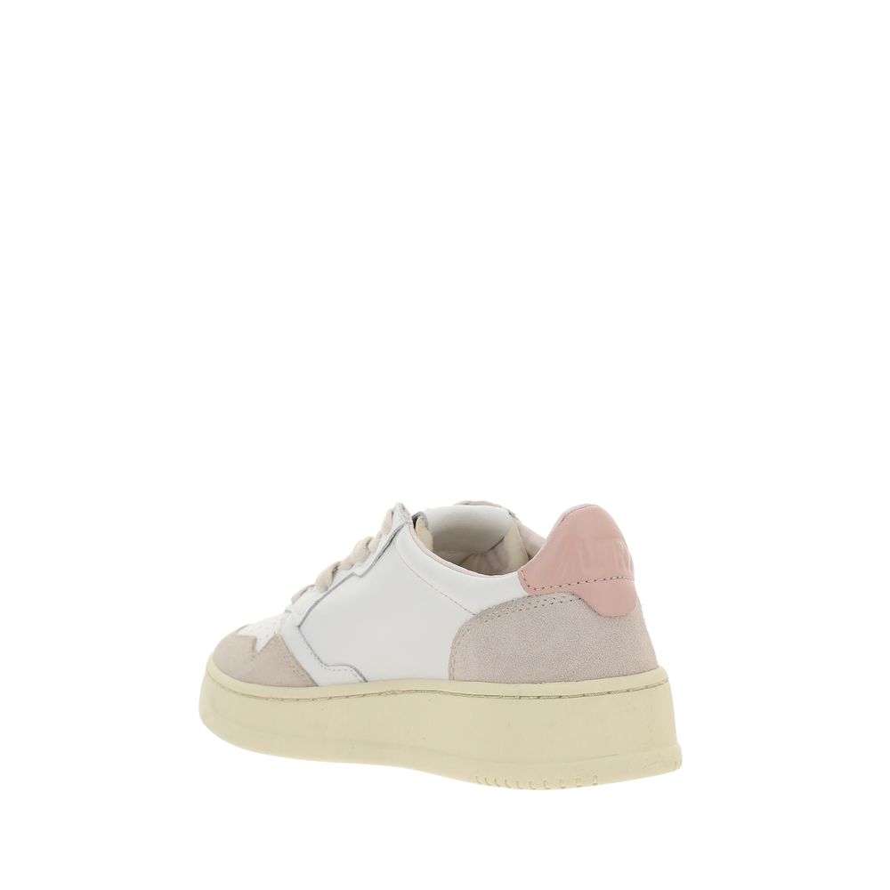 Autry White Leather Low Top Sneakers | Regal Royce