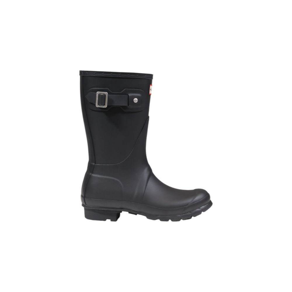 Hunter Black Recycled Polyester Ankle Boots | Regal Royce