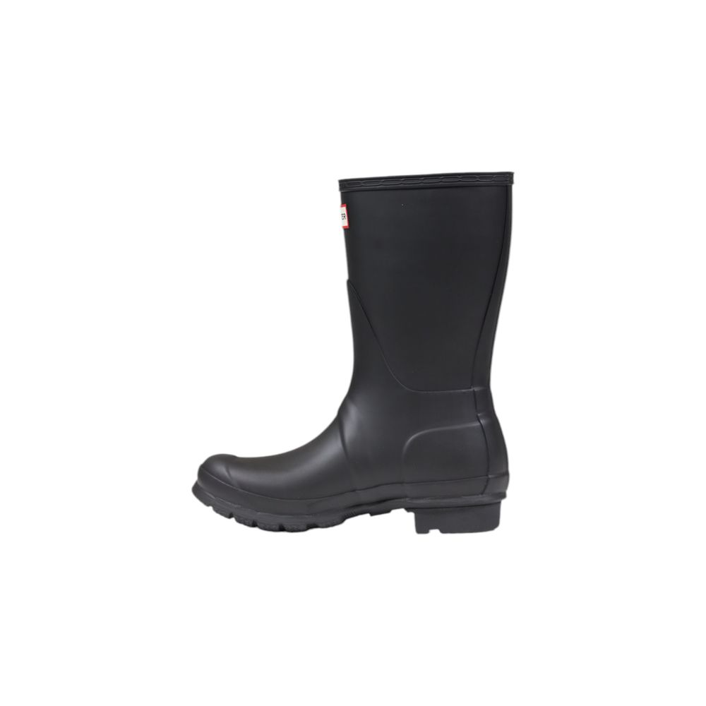 Hunter Black Recycled Polyester Ankle Boots | Regal Royce