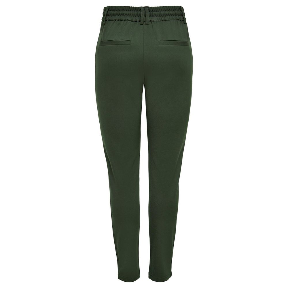 Only Green Viscose Casual Pants | Regal Royce
