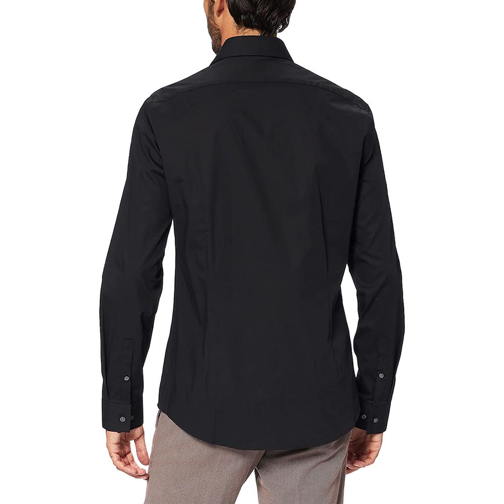 Calvin Klein Black Cotton Dress Shirt | Regal Royce