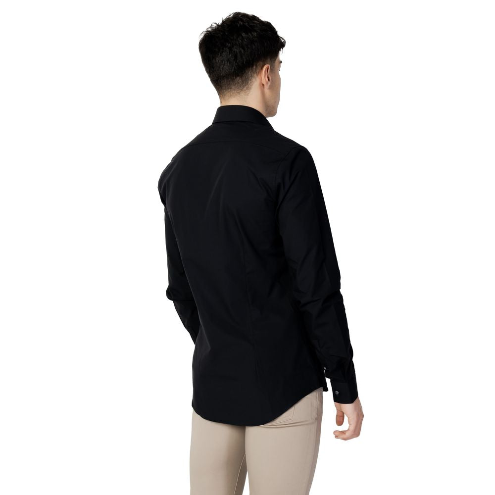 Calvin Klein Black Cotton Dress Shirt | Regal Royce