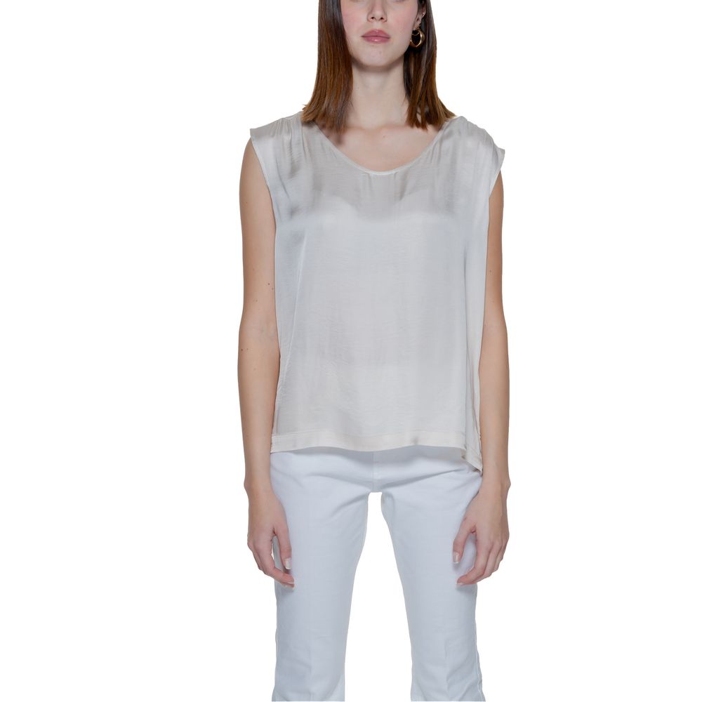 Street One Cream Viscose Blouse | Regal Royce
