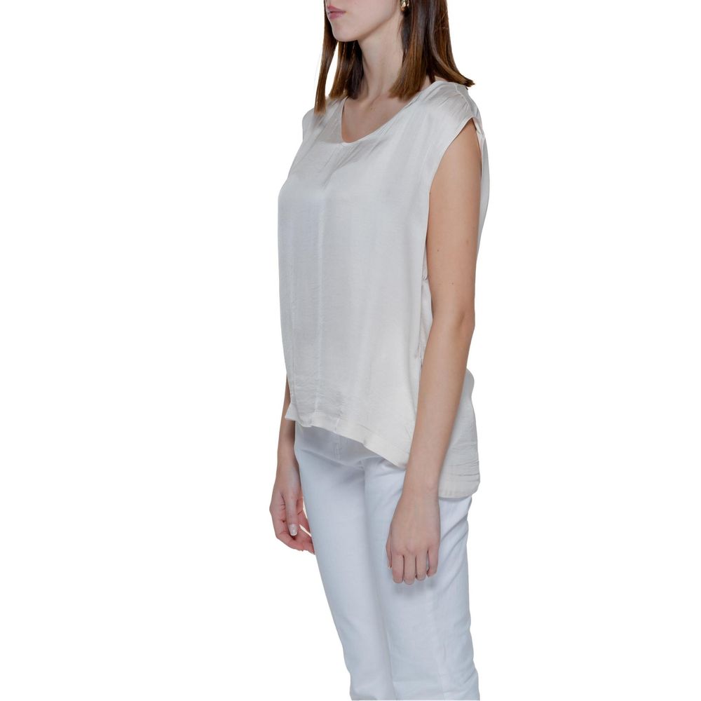 Street One Cream Viscose Blouse | Regal Royce