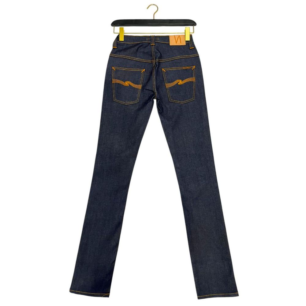 Nudie Jeans Blue Cotton Jeans Denim | Regal Royce