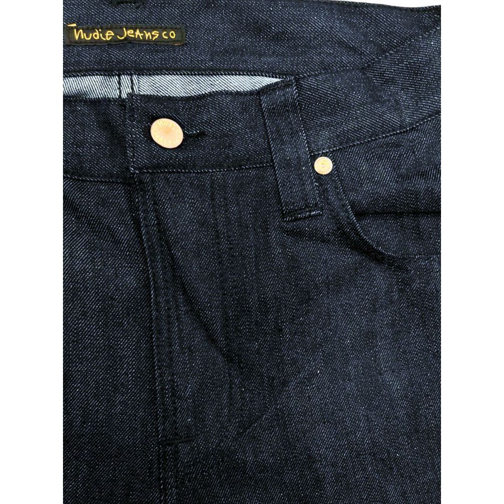 Nudie Jeans Blue Cotton Men Jeans | Regal Royce