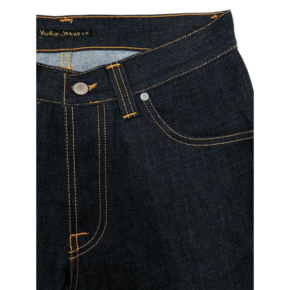 Nudie Jeans Blue Cotton Men Jeans | Regal Royce