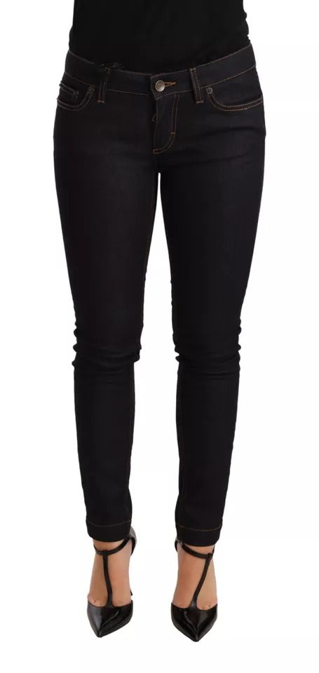 Dolce & Gabbana Blue Cotton Stretch Slim Fit Denim Jeans | Regal Royce