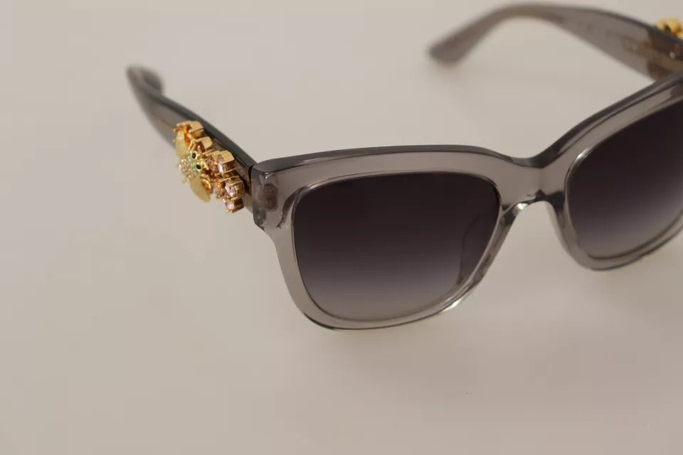 Dolce & Gabbana DG 4247-B-F Clear Embellished Crystal Acetate Sunglasses | Regal Royce