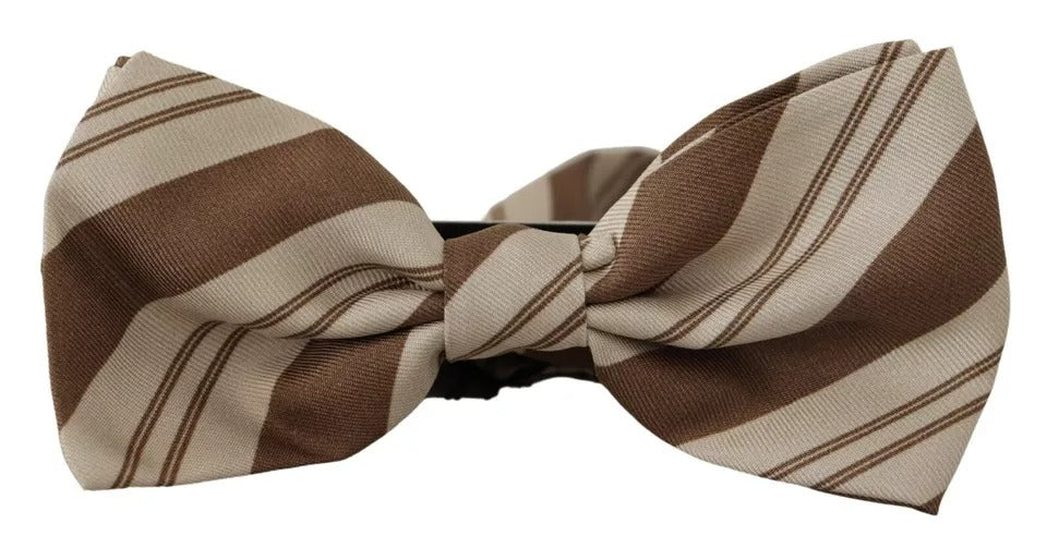 Dolce & Gabbana Multicolor Patterned Adjustable Neck Bow Tie Men | Regal Royce