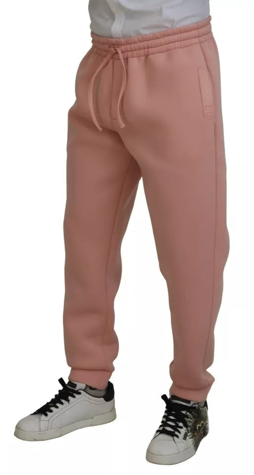 Dolce & Gabbana Pink Polyester Sweatpants Jogger Pants | Regal Royce