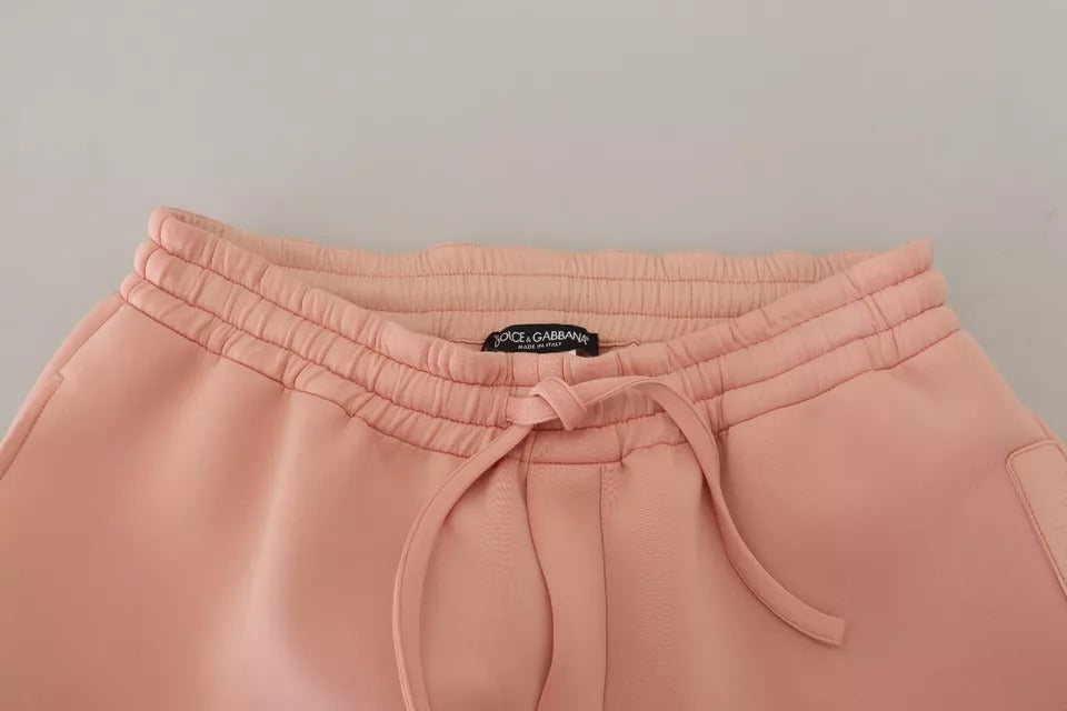 Dolce & Gabbana Pink Polyester Sweatpants Jogger Pants | Regal Royce