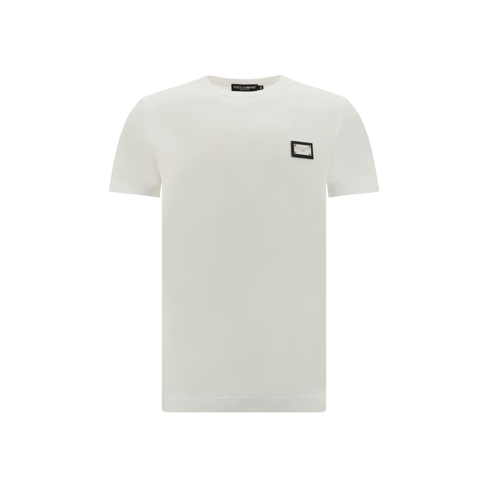 Dolce & Gabbana White Cotton T-Shirt | Regal Royce