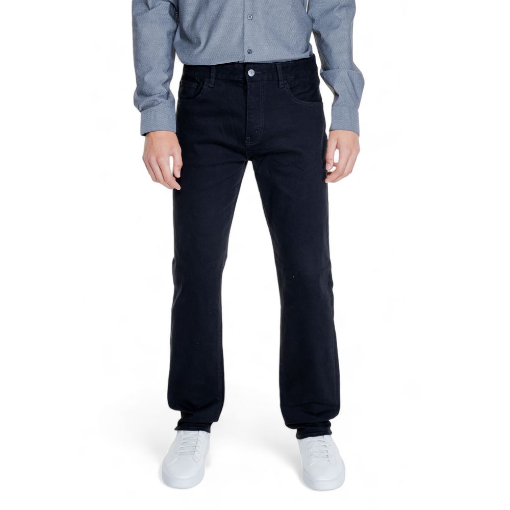 Armani Exchange Black Cotton Skinny Pants | Regal Royce