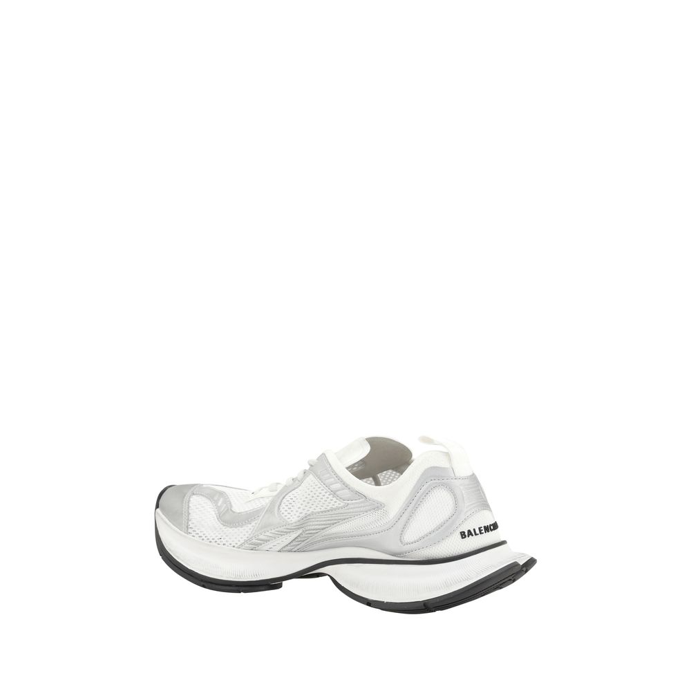 Balenciaga White Polyurethane Athletic Sneakers | Regal Royce