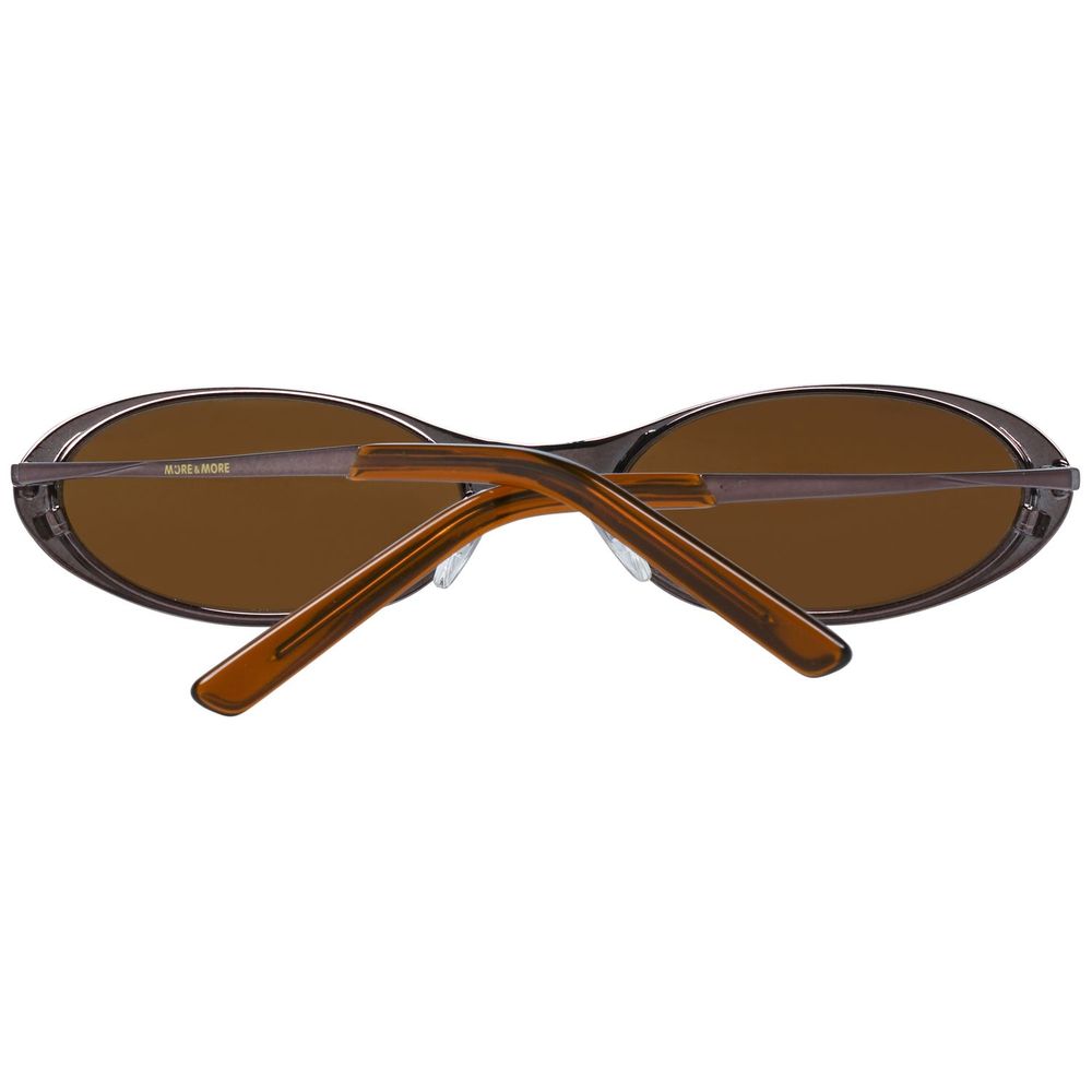 More & More Brown Metal Sunglasses | Regal Royce