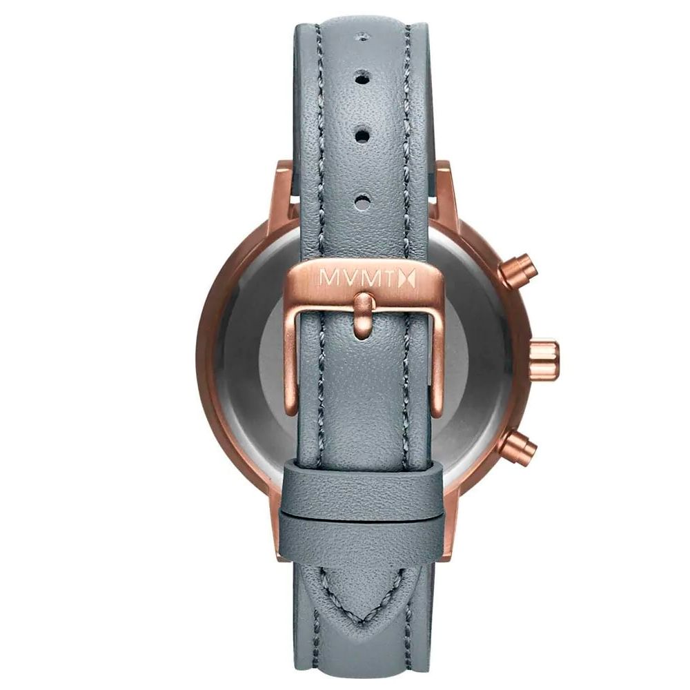 MVMT Gray Leather Dress Watch | Regal Royce