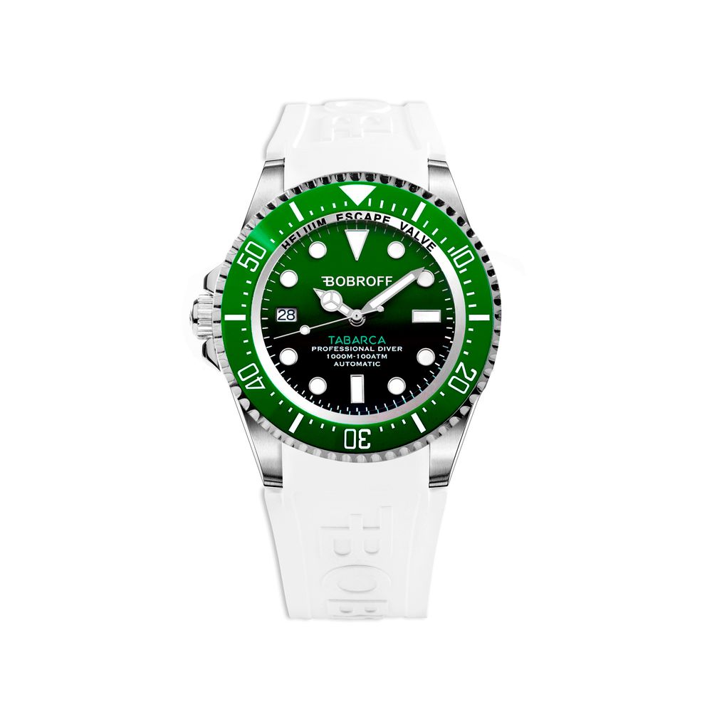 Bobroff White Rubber Sport Watch | Regal Royce