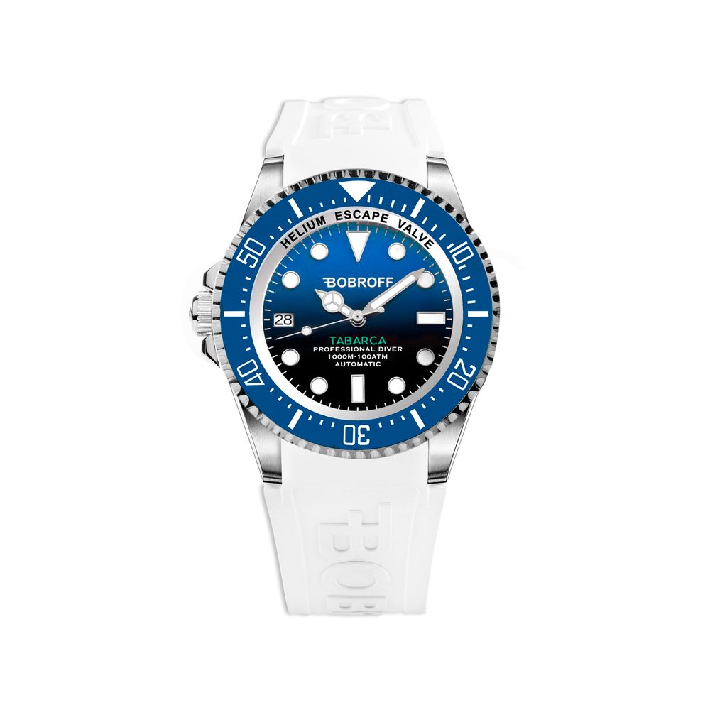 Bobroff White Rubber Sport Watch | Regal Royce