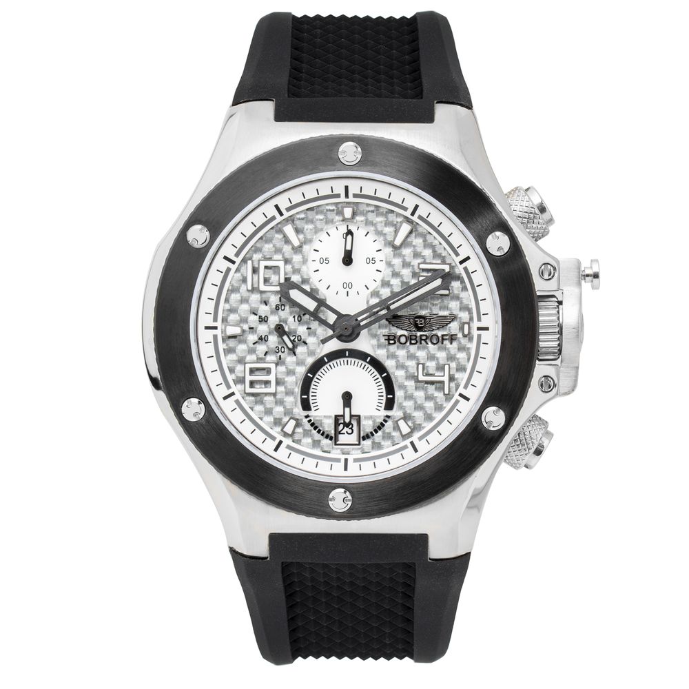 Bobroff Black Rubber Sport Watch | Regal Royce