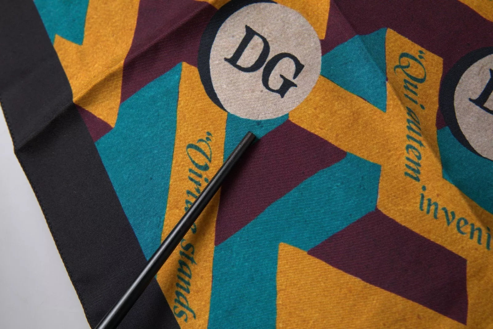 Dolce & Gabbana Multicolor Printed Square Handkerchief Scarf | Regal Royce