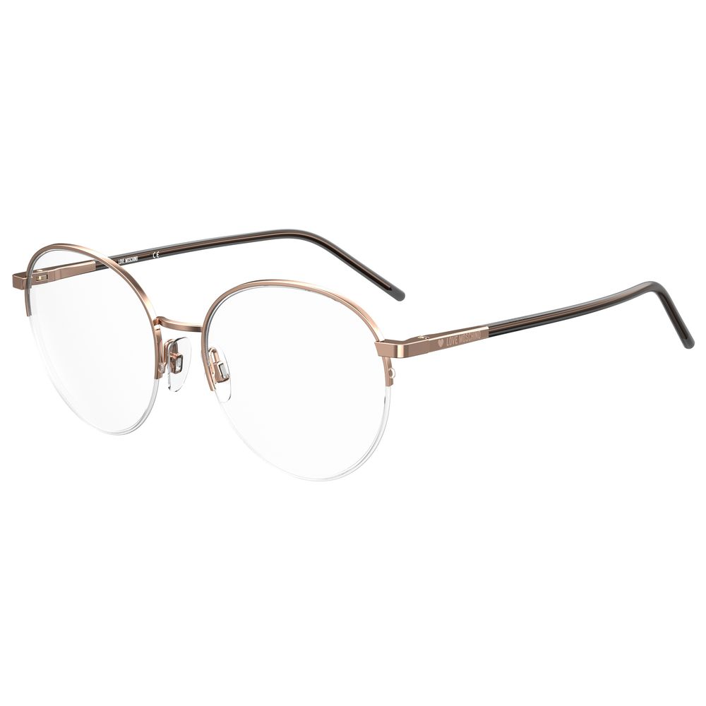 Love Moschino Gold Metal Glasses (Frames)