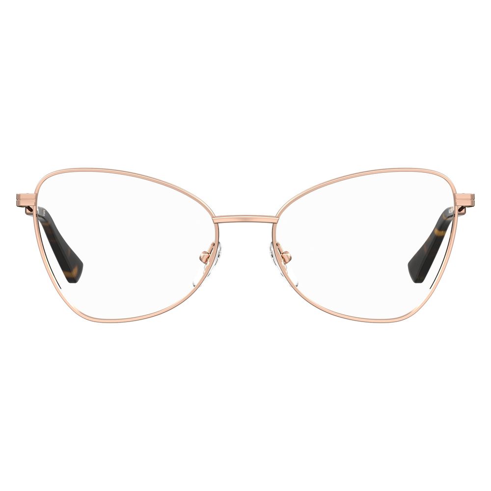 Moschino Gold Metal Glasses (Frames) | Regal Royce