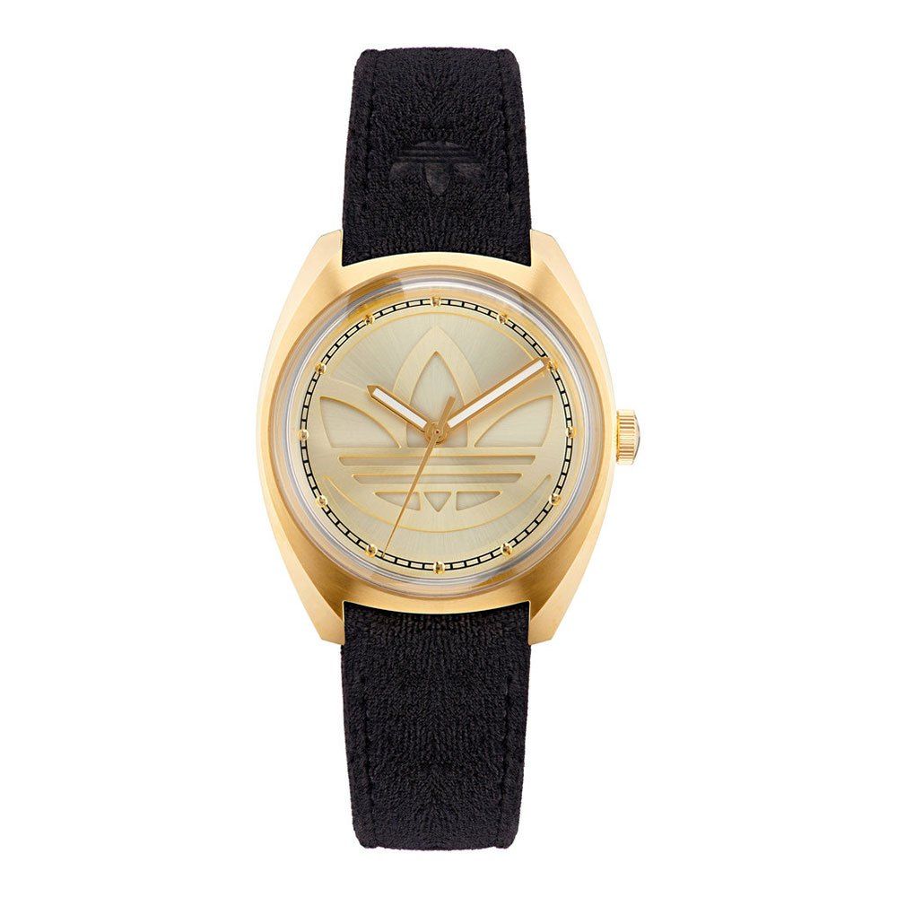 Adidas Black Leather Dress Watch | Regal Royce