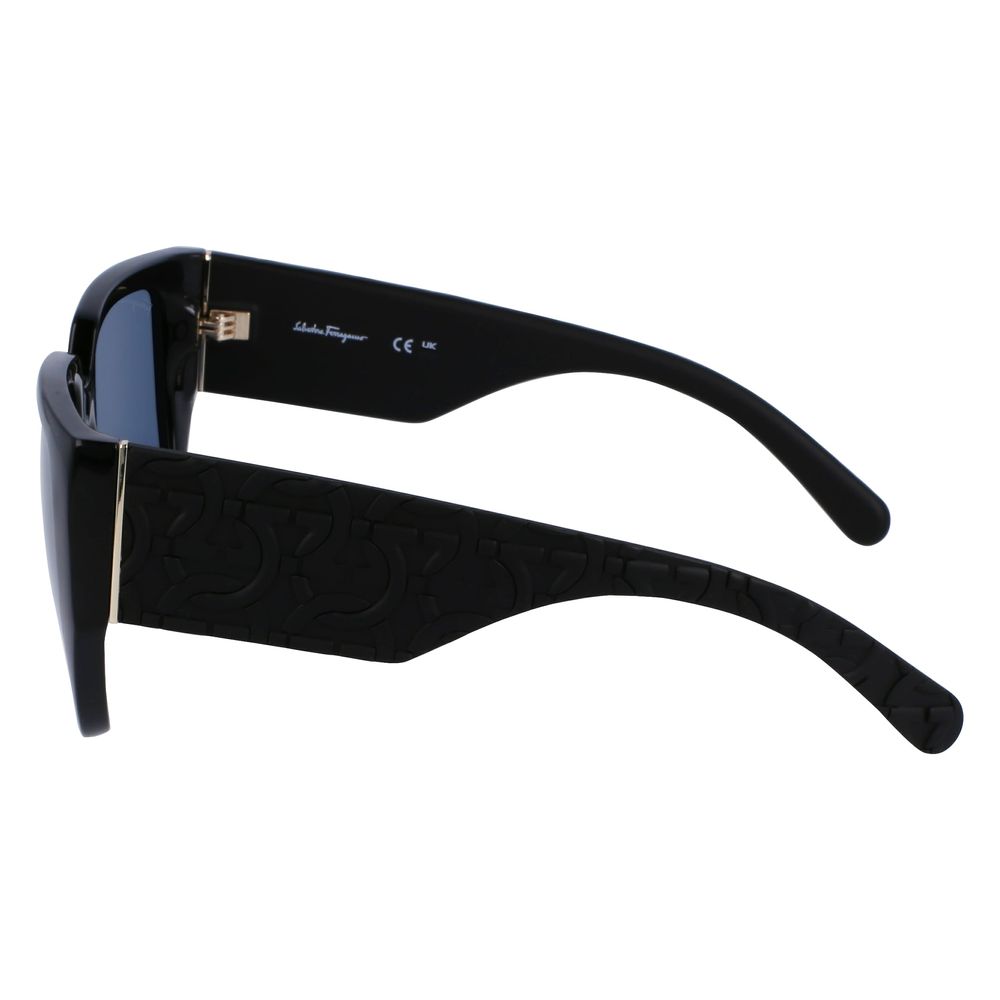 Ferragamo Black Bio Injected Sunglasses | Regal Royce