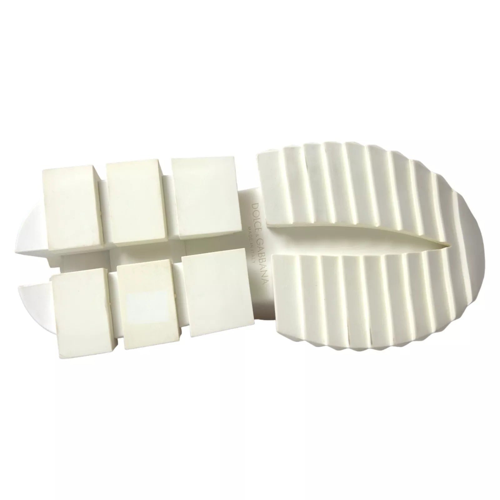 Dolce & Gabbana White Leather Super Queen Women Sneakers | Regal Royce