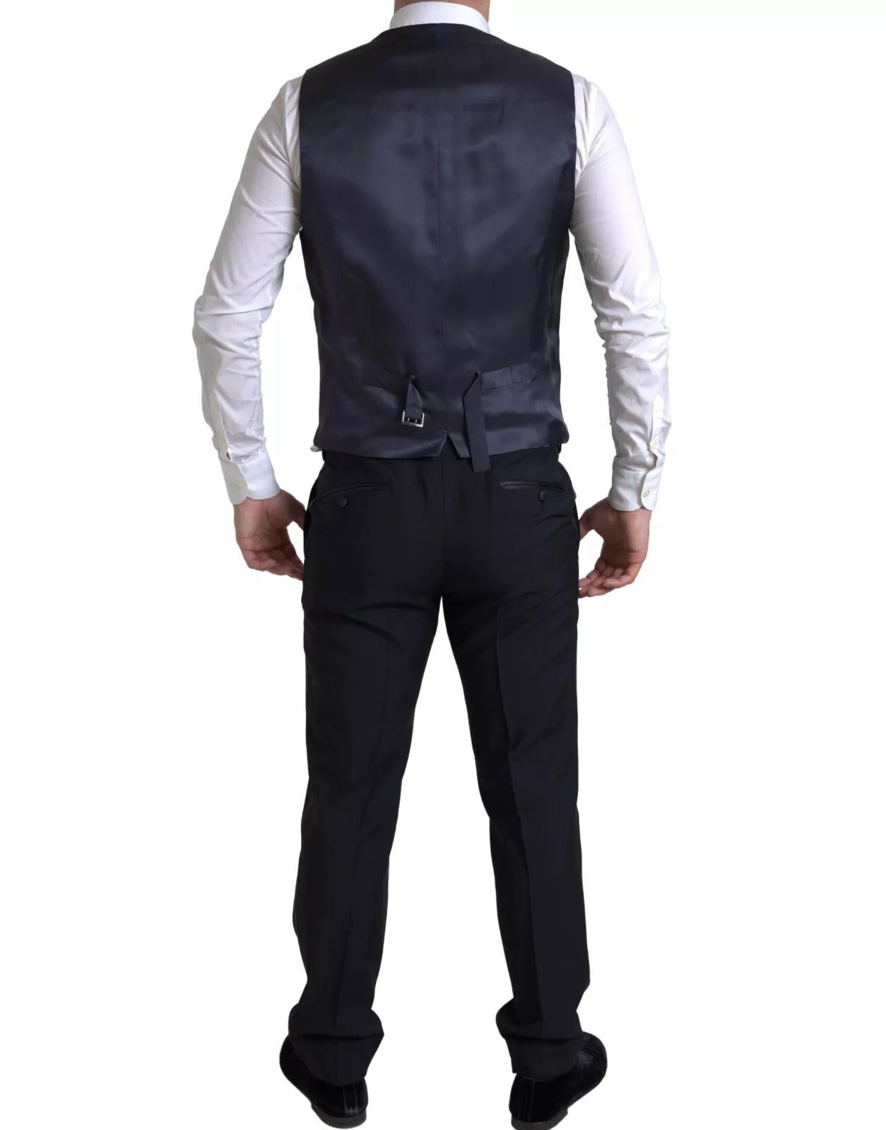 Dolce & Gabbana Black 3 Piece Single Breasted MARTINI Suit | Regal Royce