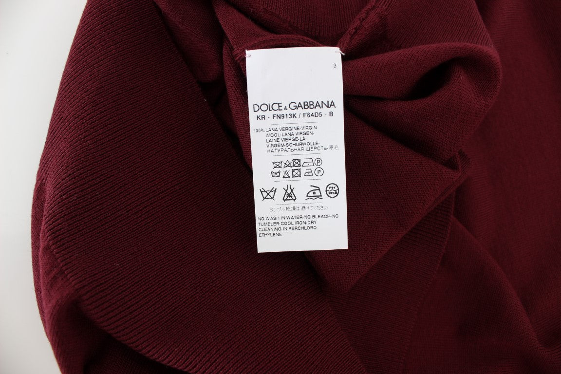 Dolce & Gabbana Red Sleeveless Crewneck Vest Pullover | Regal Royce