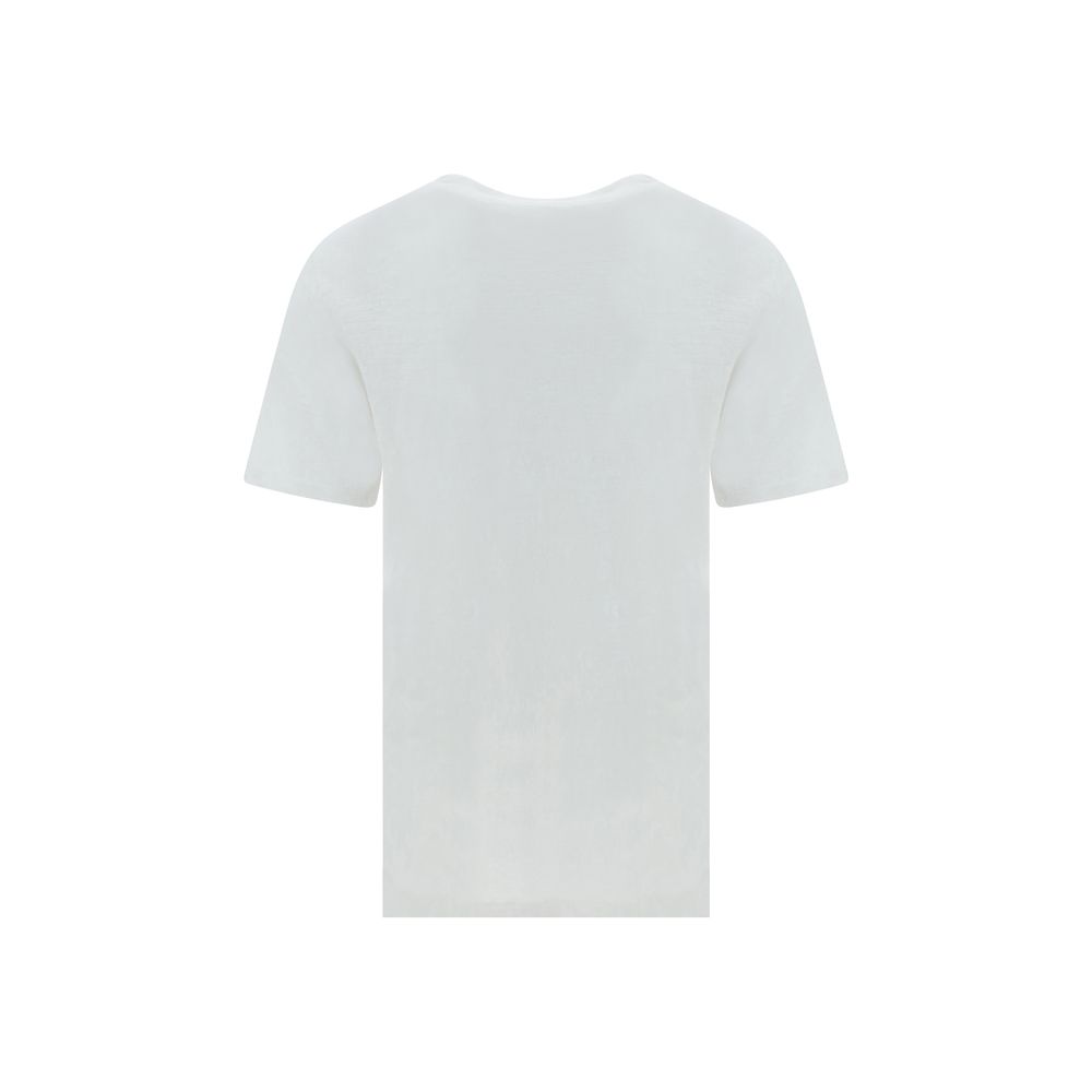 Marant Etoile White Linen T-Shirt | Regal Royce