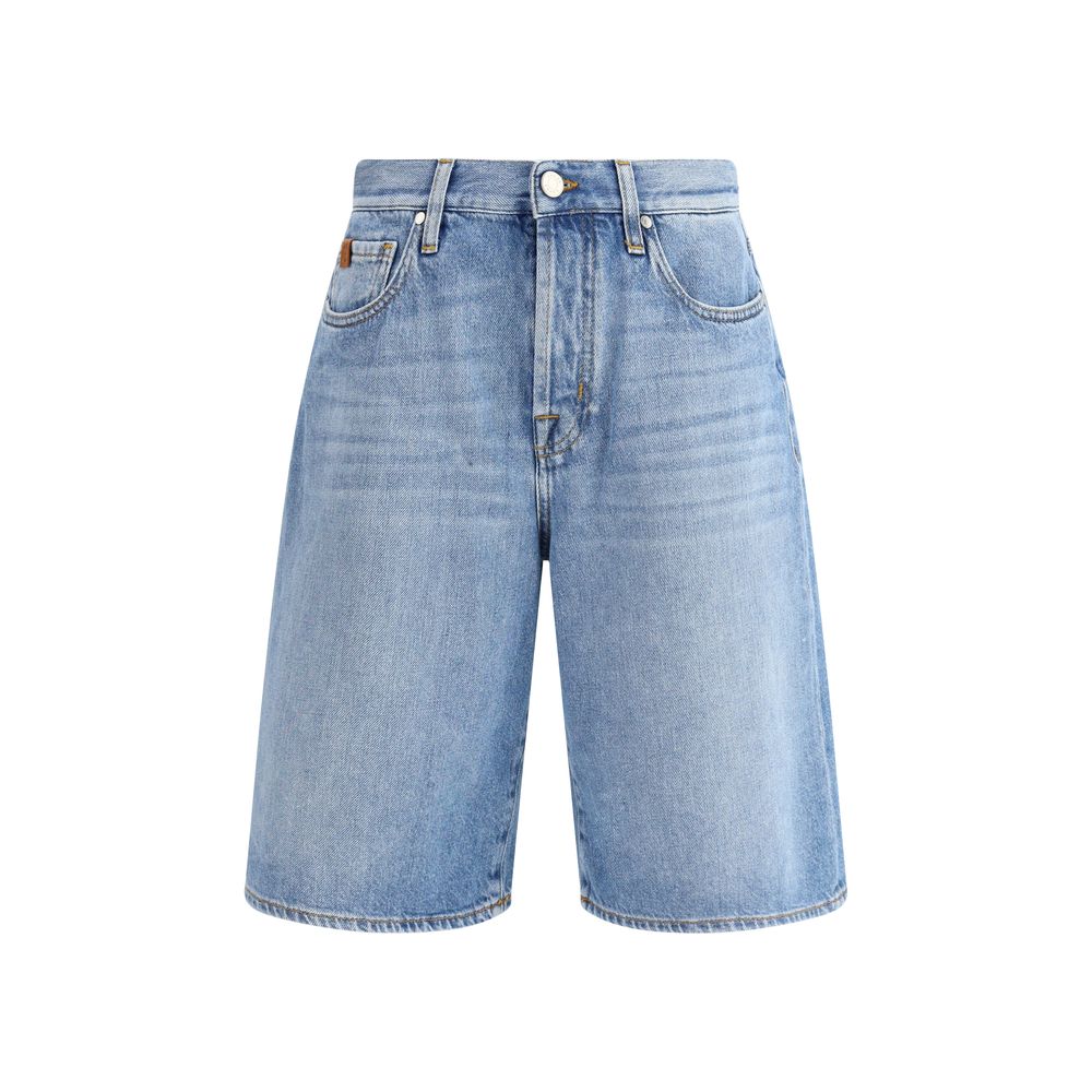 Jacob Cohen Blue Cotton Bermuda Shorts | Regal Royce