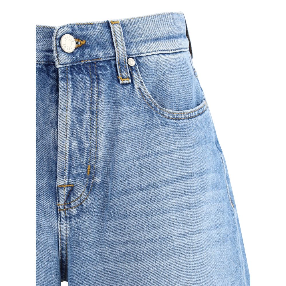Jacob Cohen Blue Cotton Bermuda Shorts | Regal Royce