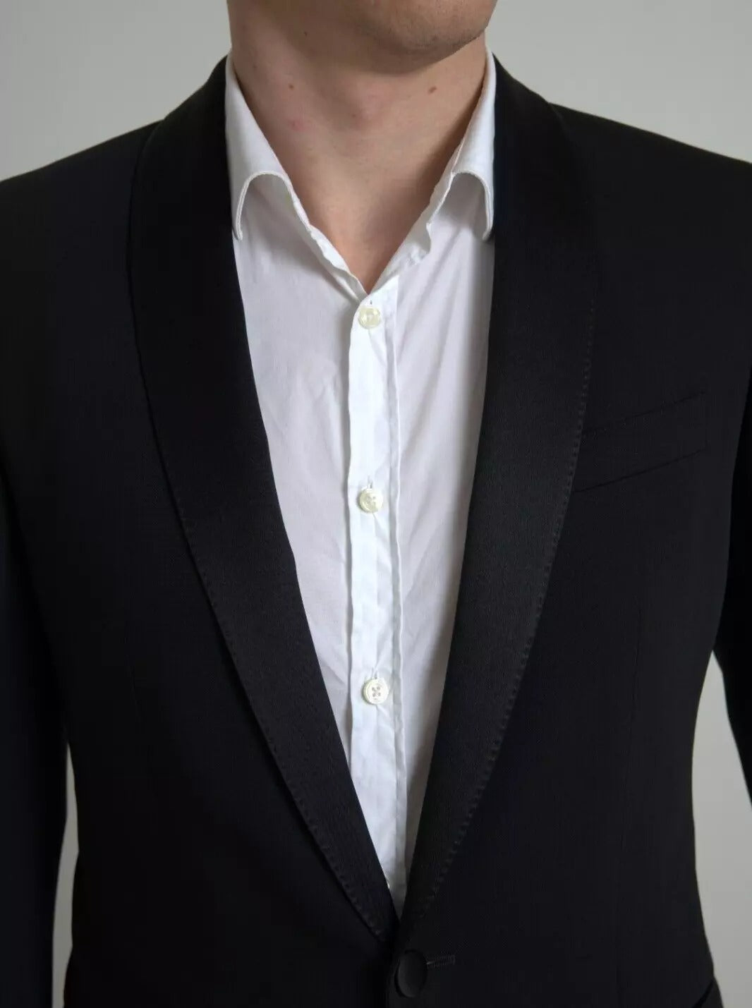 Dolce & Gabbana Black Wool Single Breasted MARTINI Blazerclothing | Regal Royce
