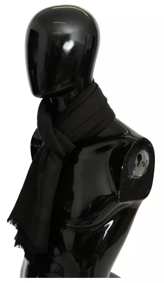 Dolce & Gabbana Green Brown Wrap Cashmere Shawl Scarf | Regal Royce