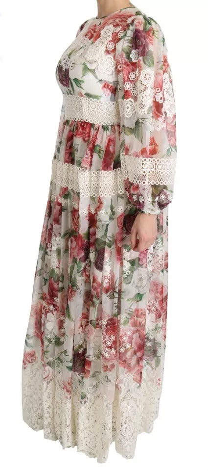 Dolce & Gabbana Multicolor Floral Maxi Sheath Dress | Regal Royce