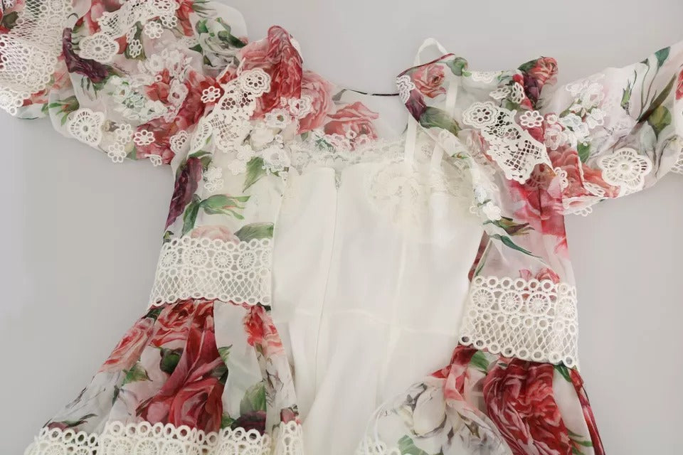 Dolce & Gabbana Multicolor Floral Maxi Sheath Dress | Regal Royce