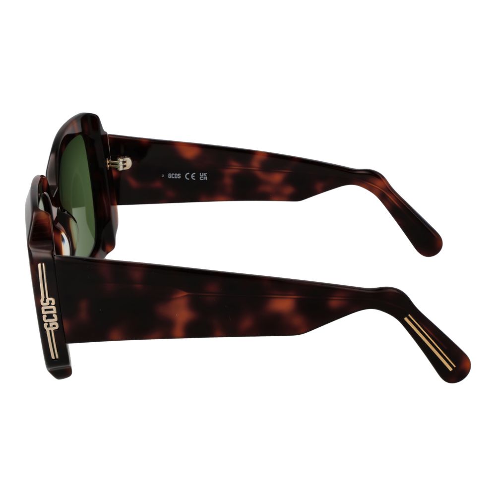 GCDS Brown Plastic Sunglasses | Regal Royce